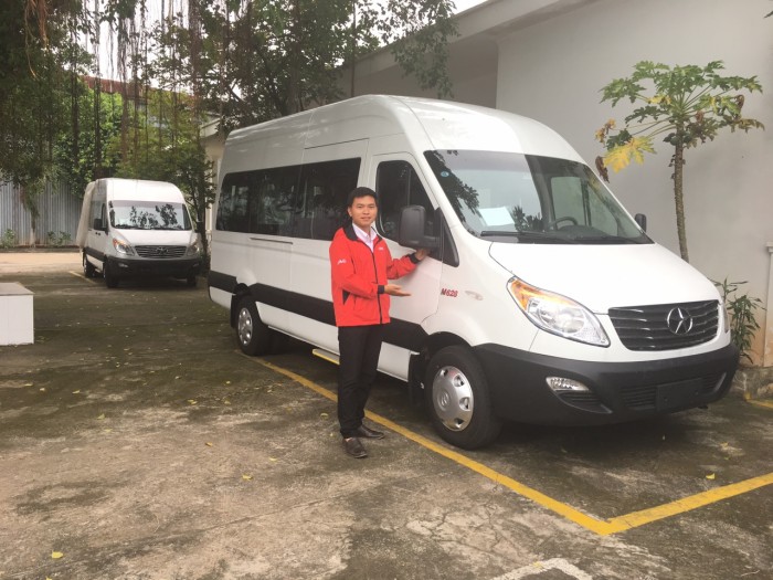 Xe khách 16 chỗ jac nhập khẩu nguyên chiếc