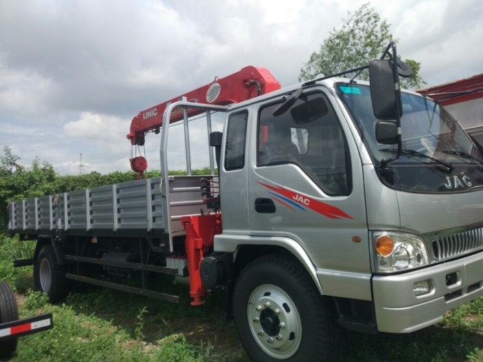 Xe tải jac 8t5 gắn cẩu unic 3t5 hỗ trợ trả góp giá tốt
