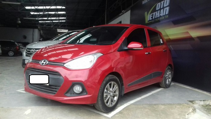 Bán Hyundai Grand i10 1.2 AT 2016 màu đỏ xe đẹp