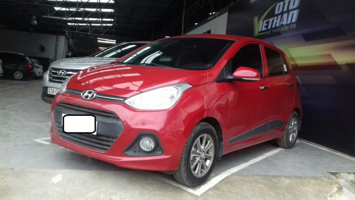 Bán Hyundai Grand i10 1.2 AT 2016 màu đỏ xe đẹp