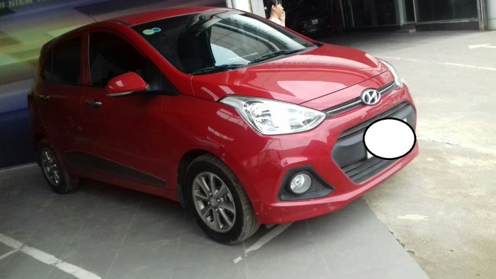 Bán Hyundai Grand i10 1.2 AT 2016 màu đỏ xe đẹp