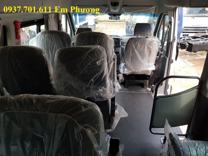 Bán xe Du lịch jac M628 16 chỗ nhập khẩu Động cơ isuzu trả góp