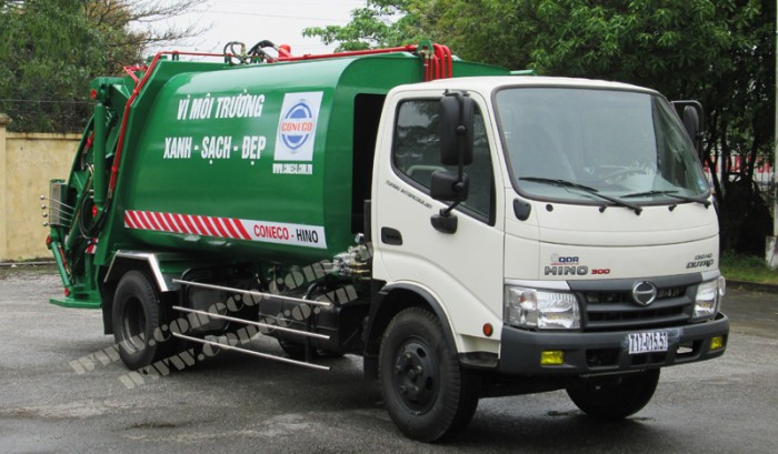 Bán Xe Rác Chuyên Dùng Hino 6 Khối, Mới 100%