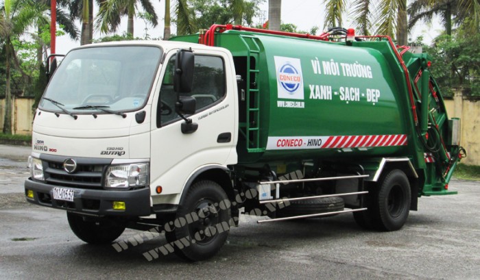 Bán Xe Rác Chuyên Dùng Hino 6 Khối, Mới 100%