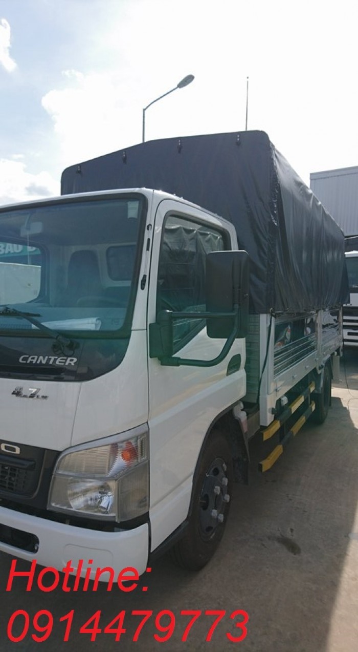 Mitsubishi Fuso canter 4.7, cam kết giá tốt nhất thị trường, trả gớp với lãi suất chỉ 4.99%/năm