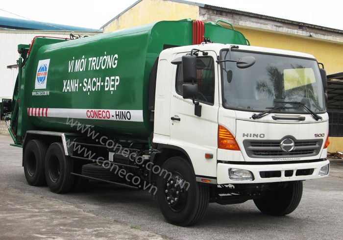 Bán Xe Cuốn Ép Rác Hino 22 Khối, Giá Tốt Nhất