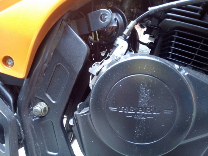 Moto Rebel CBR 125c màu cam phong cách biển 89,98 mới 95%