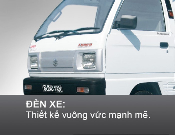 Bán xe tải Suzuki Super Carry Truck 650kg Thùng Lững 2017