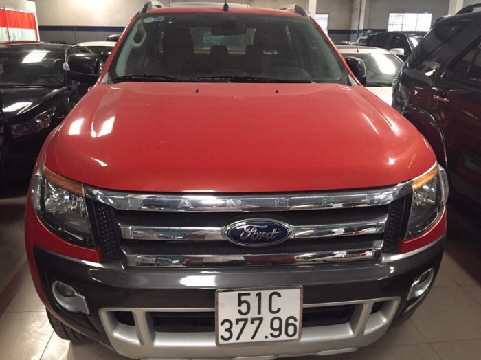 Bán Ford Ranger Wiltrack sx 2013 màu cam,thùng thấp