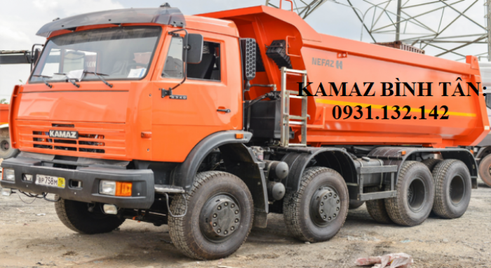 Ben Kamaz 4 Chân 8X4 Thùng Nhập