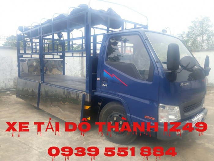Xe tải iz49 đô thành 2,4 tấn gía mui bạt