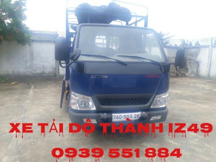 Xe tải iz49 đô thành 2,4 tấn gía mui bạt