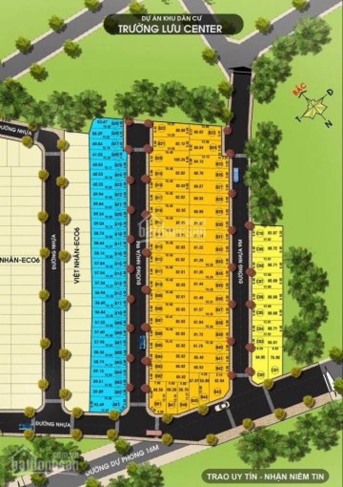 Mở bán đất ngay chợ Long Trường giá 18,9 tr/m2 DT 50 - 80m2 đã có sổ riêng.