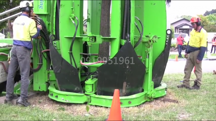 Xe bứng cây , trồng cây phục vụ công trình cây xanh đô thị