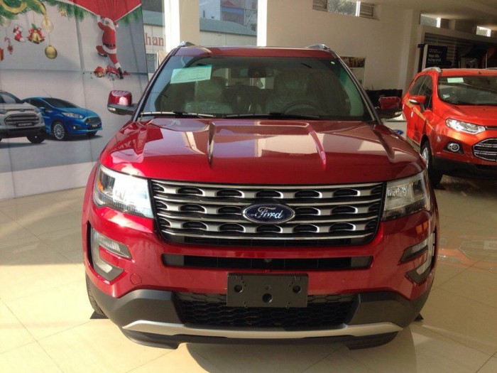 Ford Explorer 2.3L Ecoboost Limited màu đỏ, Giao xe ngay có Trả góp 90%