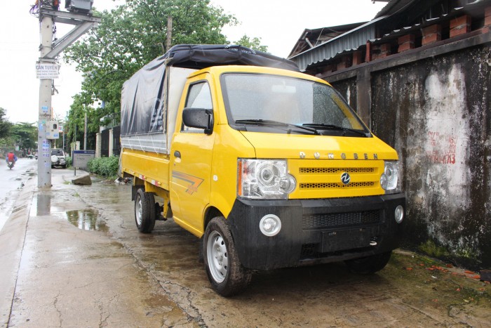 Xe Tải Dongben Thùng Kín 750kg – Mui Bạt 750kg Thùng Dài 2.5 Mét Động Cơ Khí Động Học