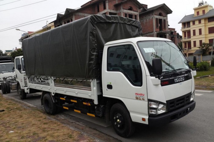 Xe tải Isuzu 2t2 thùng 4m1, đại lý xe tải Isuzu tại tphcm, bán xe tải isuzu 2t2 tổng tải 4t7 trả góp 95%