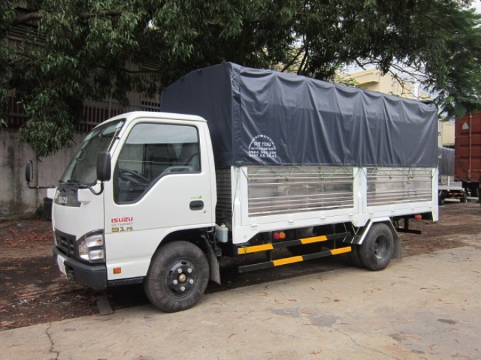 Xe tải Isuzu 2t2 thùng 4m1, đại lý xe tải Isuzu tại tphcm, bán xe tải isuzu 2t2 tổng tải 4t7 trả góp 95%