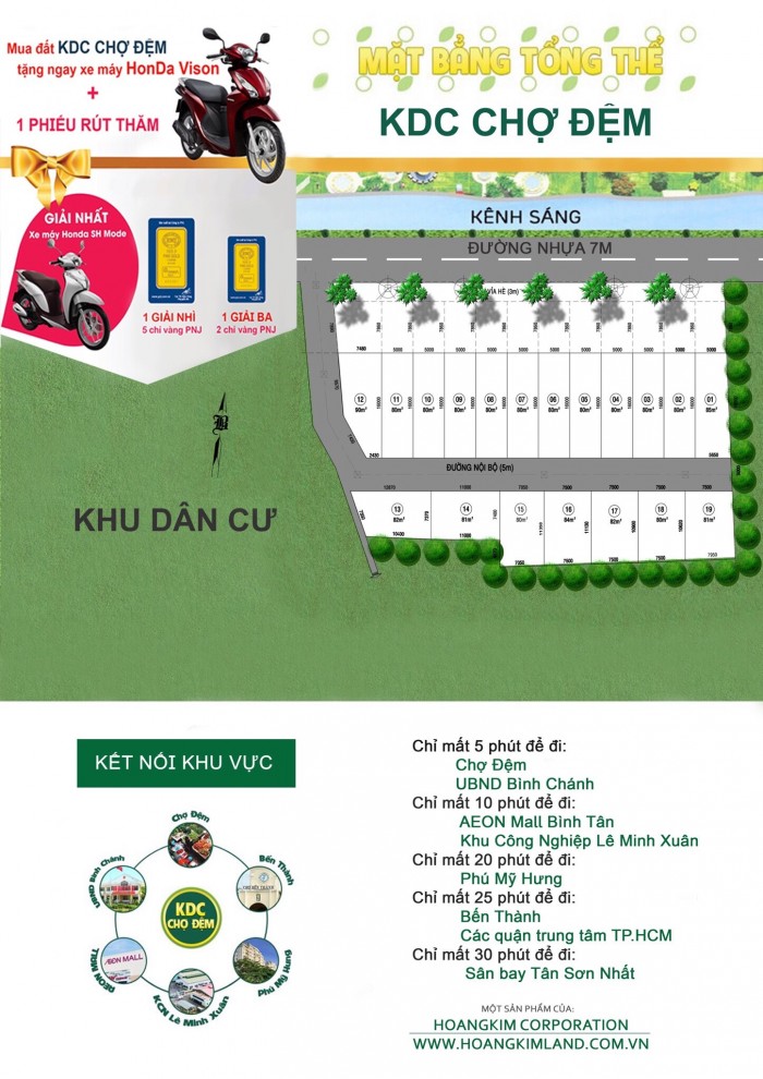 Đất Nền Thổ Cư Gần Chợ Đệm, Bình Chánh.
