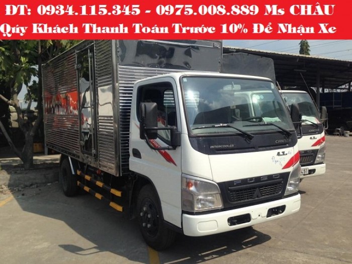 Xe tải Mitsubishi 1.9 tấn, Mitsubishi 3.5 tấn, Mitsubishi 4.5 tấn, Mitsubishi 5.2/ Bán trả góp xe tải Mitsu 1.9T