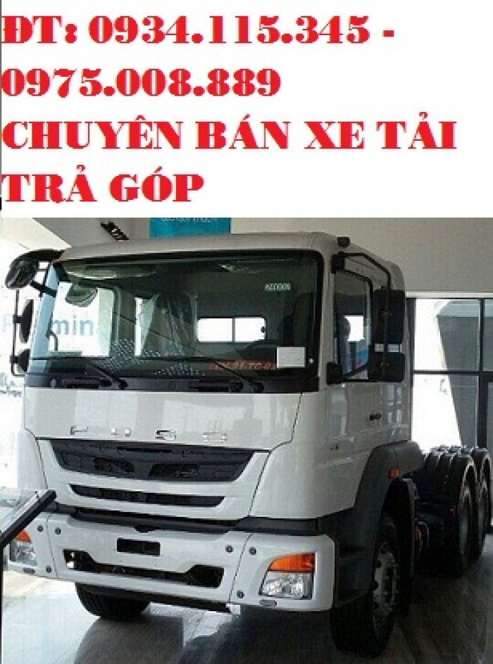 Xe đầu kéo Mitsubishi Fuso Tractor FV517 (350PS) 44 tấn/ Bán xe đầu kéo Mitsu Fuso 45 tấn (2 cầu)