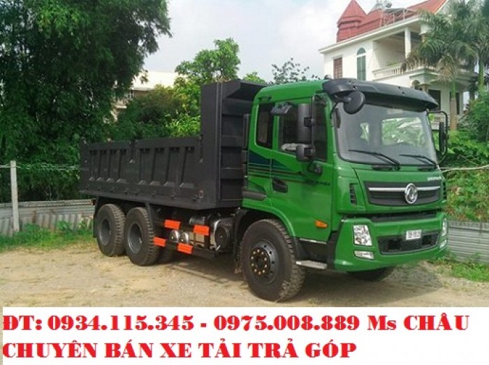 Xe Ben DongFeng 13.3T( 2 cầu), Xe ben Dongfeng Trường Giang 3 giò ( 13,3 tấn) 2 cầu.