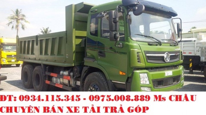 Xe Ben DongFeng 13.3T( 2 cầu), Xe ben Dongfeng Trường Giang 3 giò ( 13,3 tấn) 2 cầu.