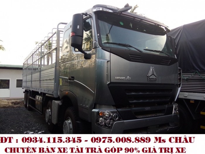Giá xe tải Howo A7 375Hp (17.5T )/ Xe tải 4 chân Howo 17,5 tấn/ xe 4 giò Howo nhập khẩu