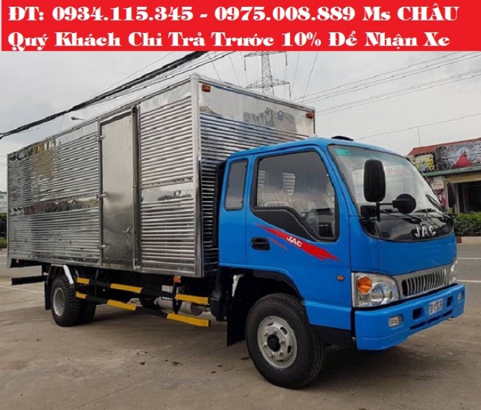 Đại lý bán xe tải jac 6tan4 ( 6,4 tấn) jac 6T4 jac 6.4T jac 6,4t trả góp lãi suất ưu đãi nhất.