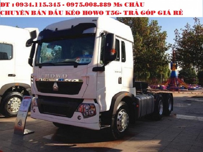 Xe đầu kéo Howo A7 375Hp, 420Hp, Howo T5G 340Hp cầu Man, hộp số nhôm giá tốt nhất.