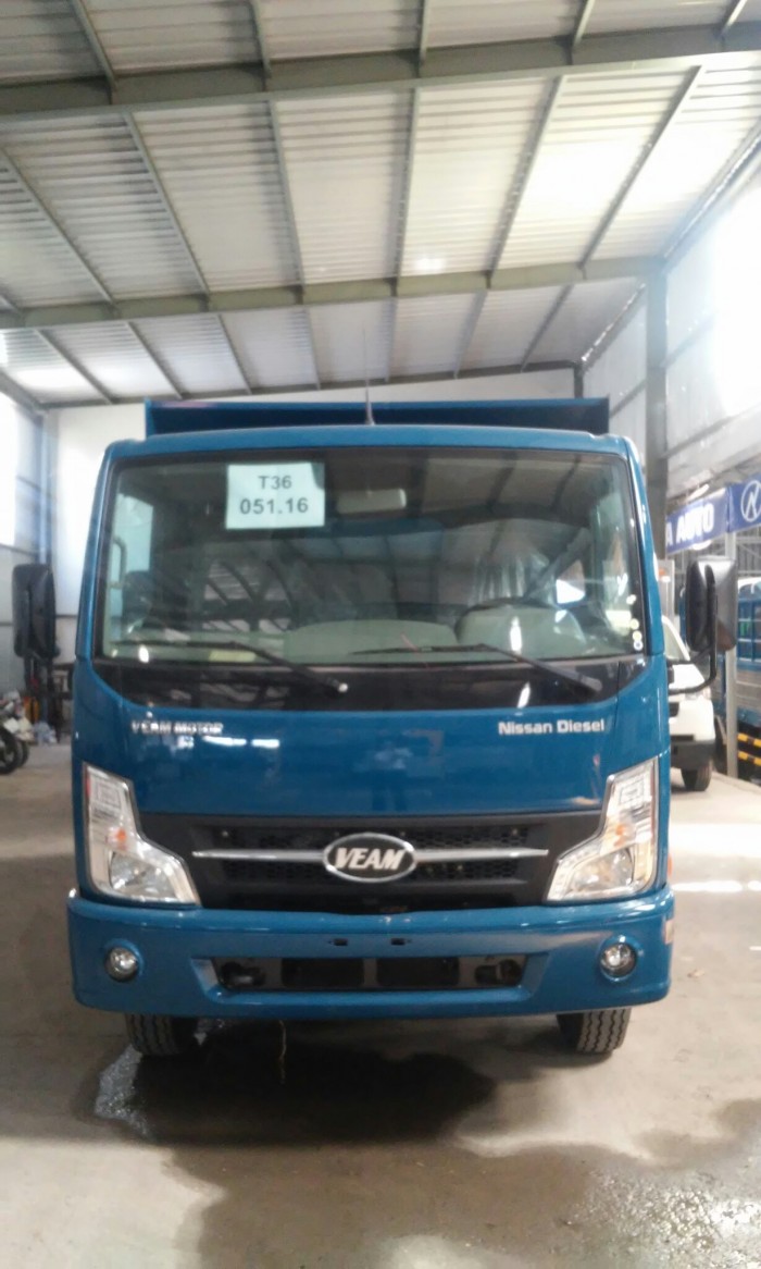 Xe tải Veam Ben VB652 - 6,5 tấn, Động cơ Nissan Nhật Bản, giá ra giấy tờ lăn bánh