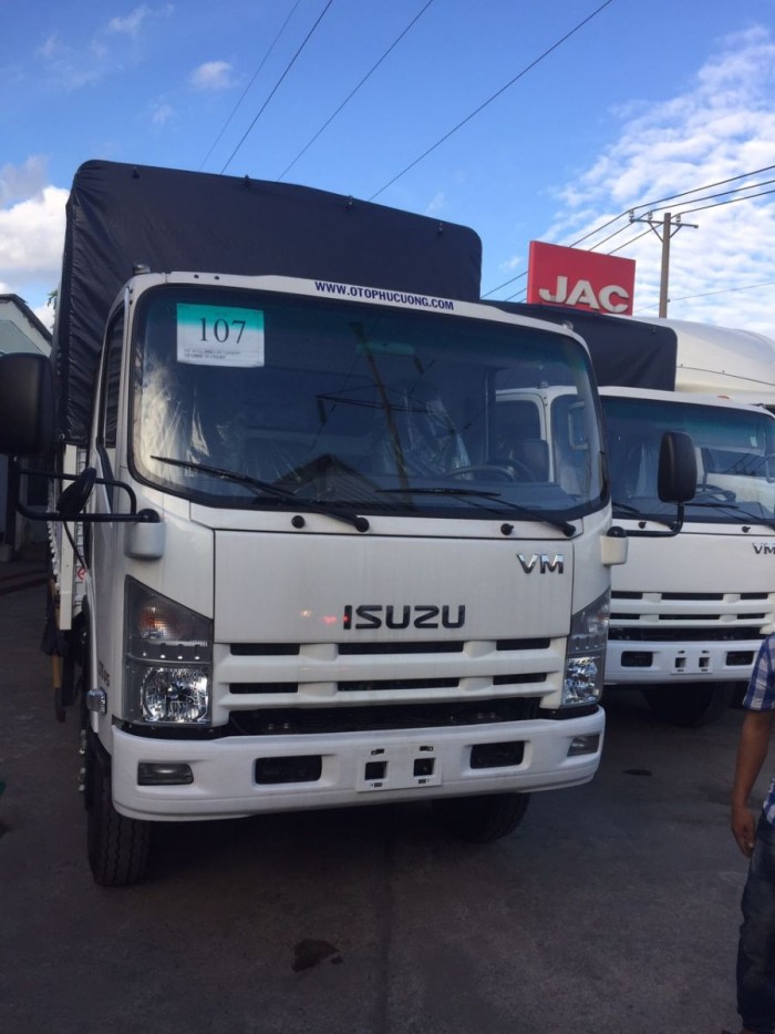 Xe tải thùng mui bạt 8 tấn 2 ISUZU Vĩnh Phát