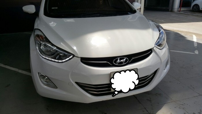 Bán Hyundai Elantra  GLS 1.8MT nhập Hàn Quốc 2013 màu trắng
