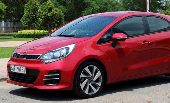 HÀNG LƯỚT – Bán Kia RIO đk 2016 màu đỏ Full đồ
