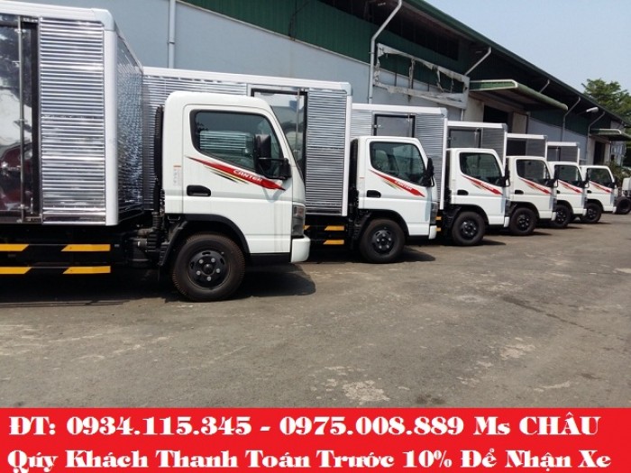 Xe tải Fuso 7.2 tấn/ Xe tải Mitsu Fuso Fi ( 7 tấn 2) Mitsu 7 tấn 2 trả góp.