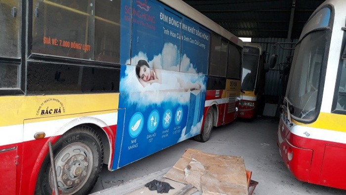 Thanh lý lô xe Bus B60 Trung Quốc đời 2006, tuyến bus nội đô Hà Nội Giá rẻ tại Bắc Giang