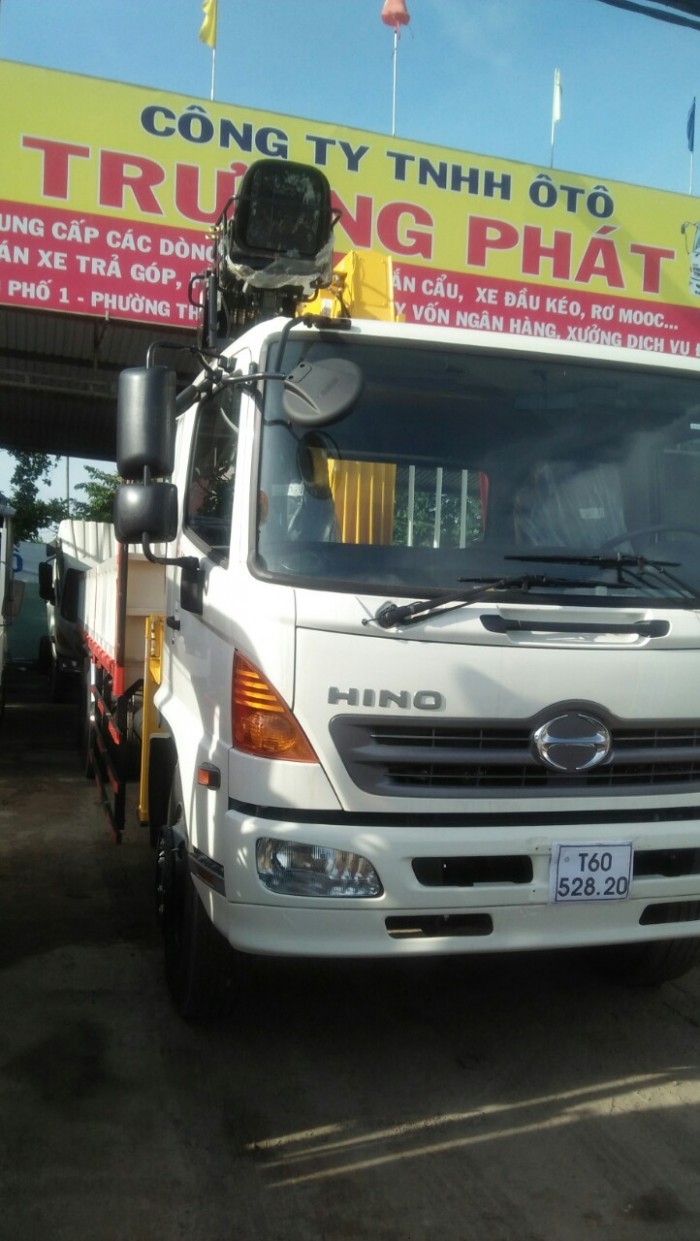 Hino Fj 16 Tấn Gắn Cẩu Sosan 7 Tấn