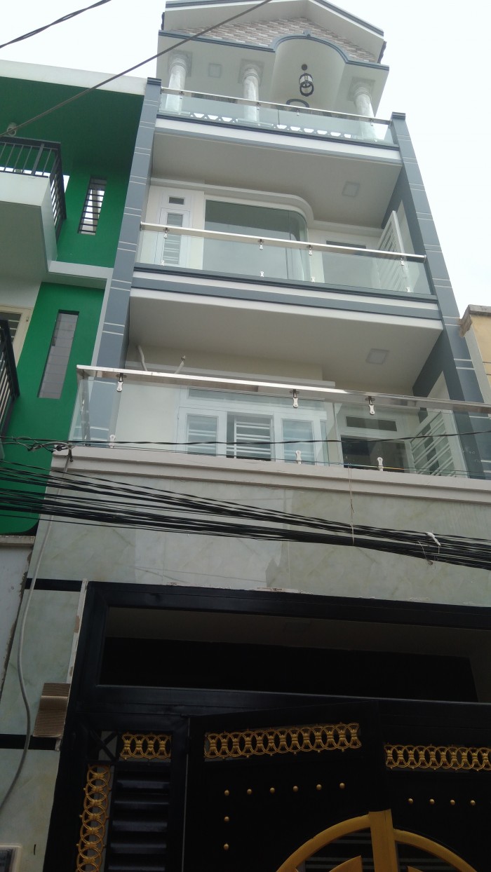 Cần bán nhà mới đẹp đường Nguyễn Thị Tú, 4,5x14m, 2 lầu sân thượng
