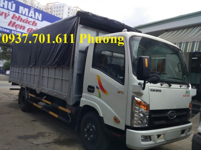 Xe tải Veam VT340S Động cơ Hyundai hỗ trợ trả góp 85% thùng dài 6 mét