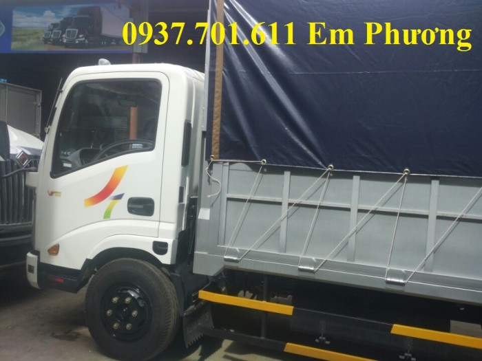 Xe tải Veam VT340S Động cơ Hyundai hỗ trợ trả góp 85% thùng dài 6 mét