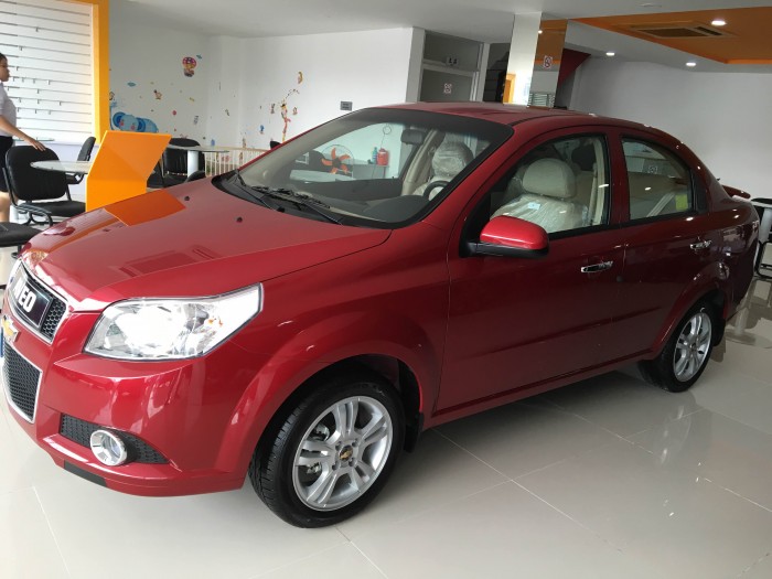 Chevrolet Aveo 2017, vay cao, vay nhanh, đủ màu, giao xe ngay, góp 200k/1 ngày