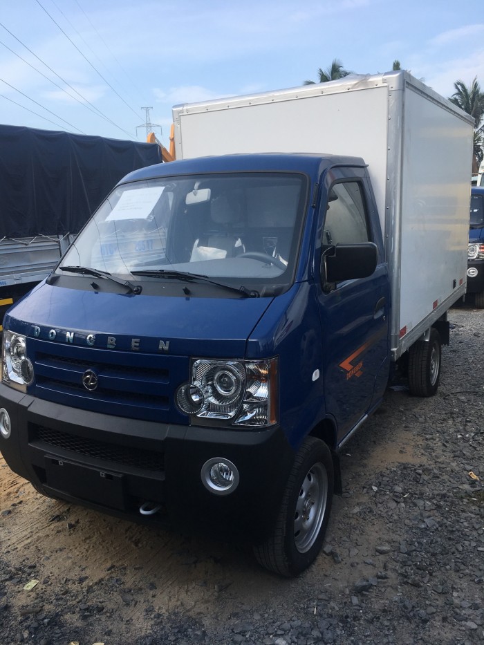 Giá tốt- Xe tải nhỏ Dongben 770kg 810kg 850kg 870kg đóng thùng mui bạt, kín, chuyên dụng.
