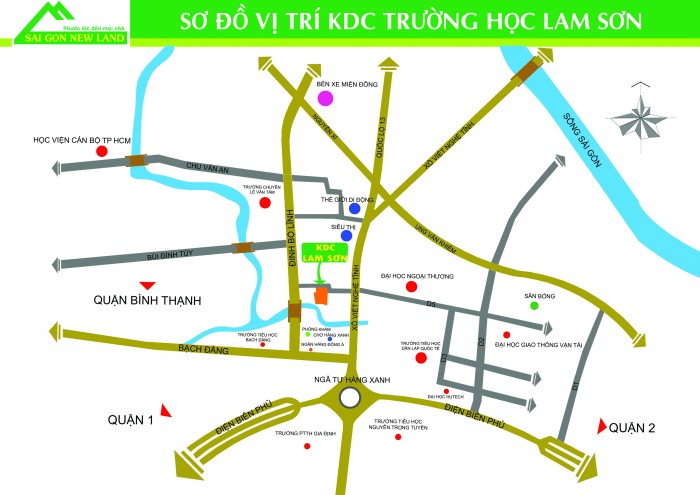 Bán đất đường Đinh Bộ Lĩnh KDC Lam Sơn Bình Thạnh cách Hàng Xanh chỉ 1KM