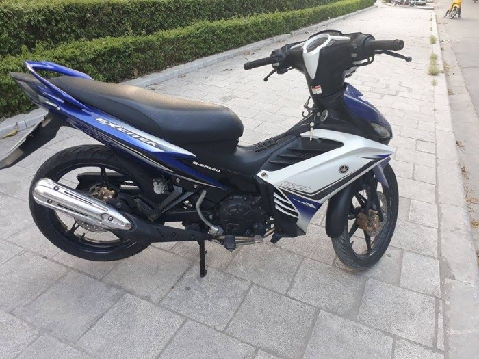 Exciter 135 xanh trắng đời 2015