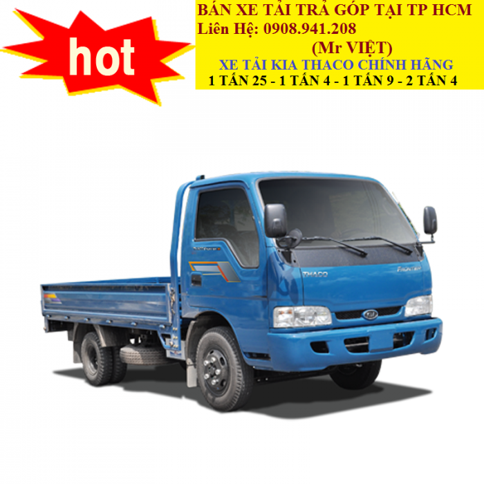 Xe Tải Kia 2T4 , 2.4 Tấn / 1 Tấn 4 / 1T4  Kia Hàn Quốc Chạy Trong Thành Phố