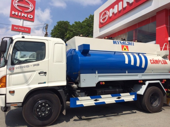 Xe Hino Bồn Xăng 10 Khối