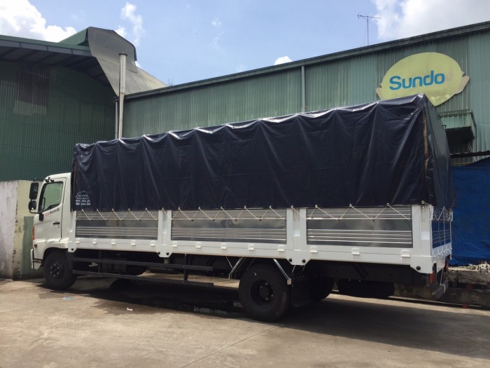Bán Xe tải Hino FC9JJSW – 6 tấn – Thùng lửng/ Thùng bạt/ Thùng kín/ Thùng bảo ôn
