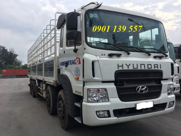 Mua xe tải HD360 thùng mui bạt tặng tem trago, kính chỉnh điện