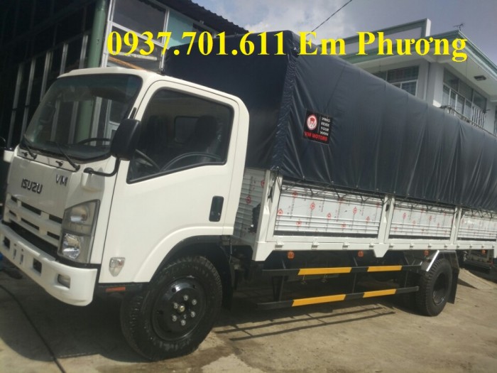 Xe tải isuzu FN129 vm 8T2 hỗ trợ vay vốn thùng 7m giá ưu đãi