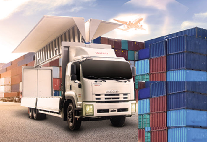 Xe isuzu fvm34w 16 tấn thùng kín cánh dơi